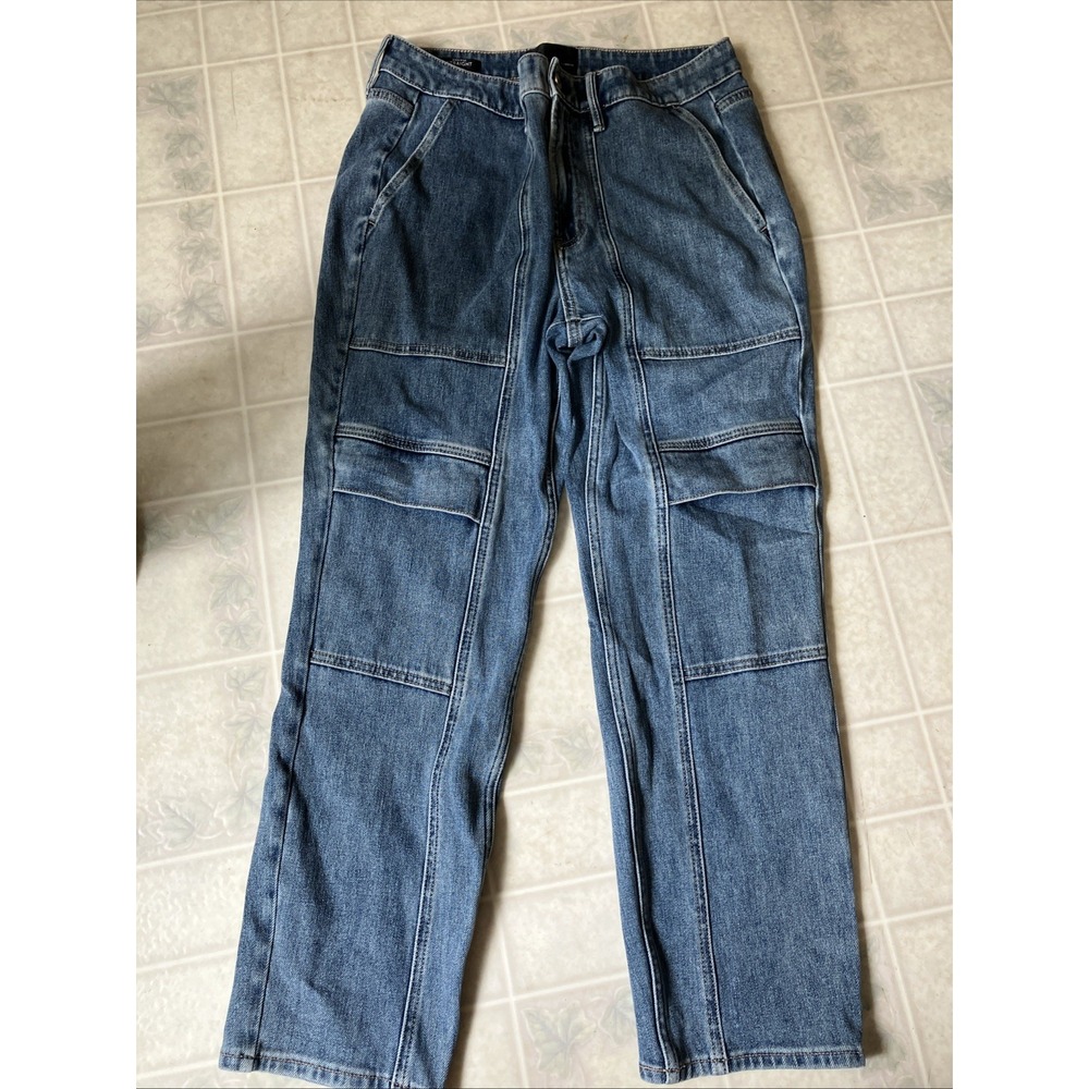 White House Black Market High-Rise‎ Everyday Soft Seamed  Straight Jeans Sz 10